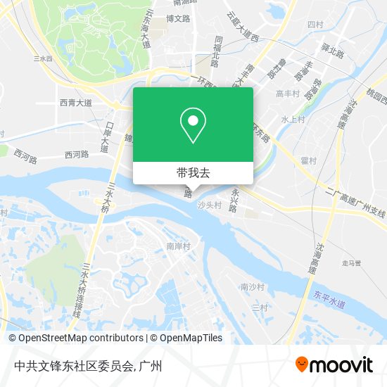 中共文锋东社区委员会地图