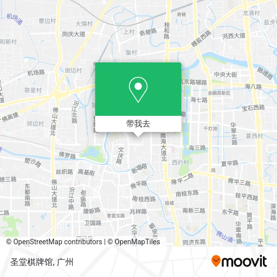圣堂棋牌馆地图