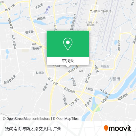 矮岗南街与岗太路交叉口地图