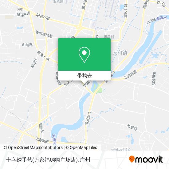 十字绣手艺(万家福购物广场店)地图
