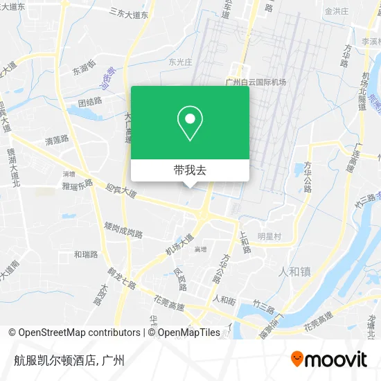 航服凯尔顿酒店地图