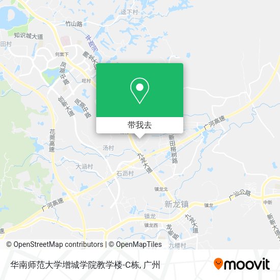 华南师范大学增城学院教学楼-C栋地图