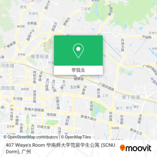 407 Wisye's Room 华南师大学范留学生公寓 (SCNU Dorm)地图