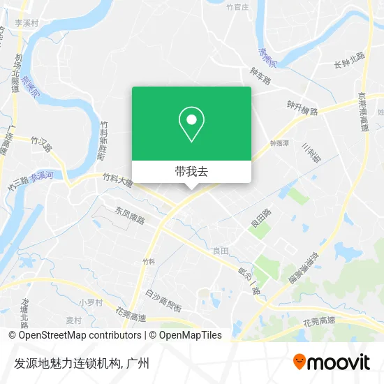 发源地魅力连锁机构地图
