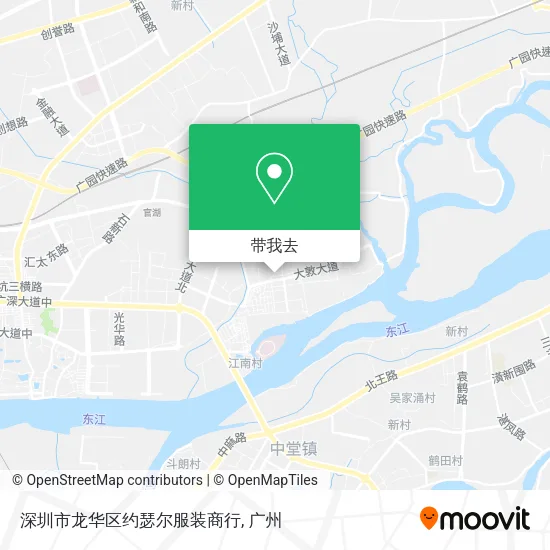 深圳市龙华区约瑟尔服装商行地图