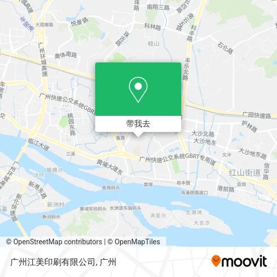 广州江美印刷有限公司地图