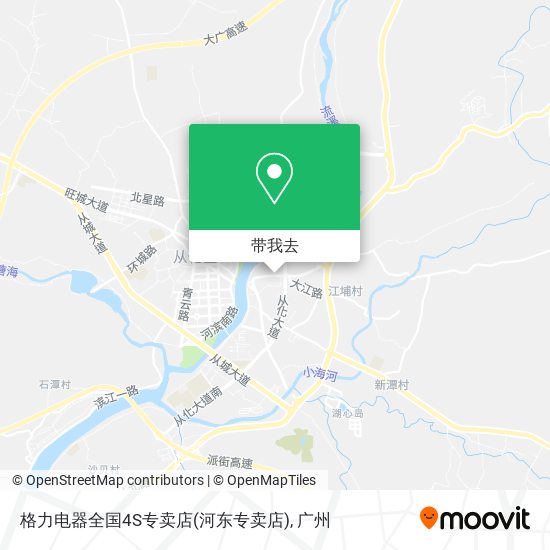 格力电器全国4S专卖店(河东专卖店)地图