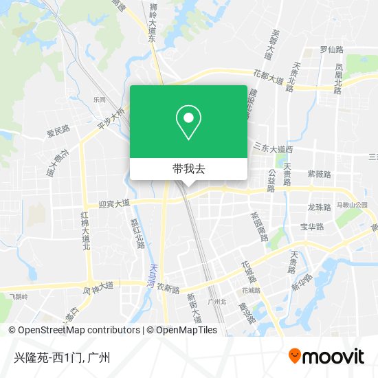 兴隆苑-西1门地图