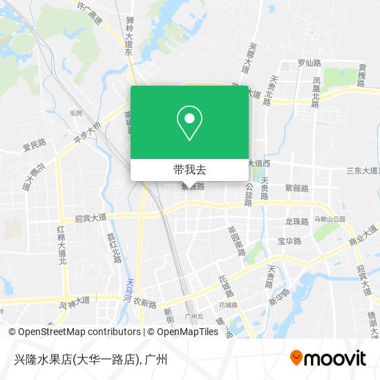 兴隆水果店(大华一路店)地图