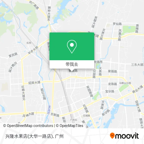 兴隆水果店(大华一路店)地图