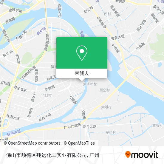 佛山市顺德区翔远化工实业有限公司地图