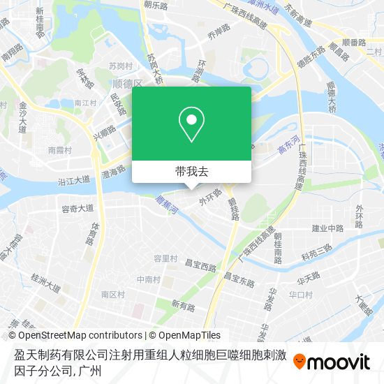 盈天制药有限公司注射用重组人粒细胞巨噬细胞刺激因子分公司地图
