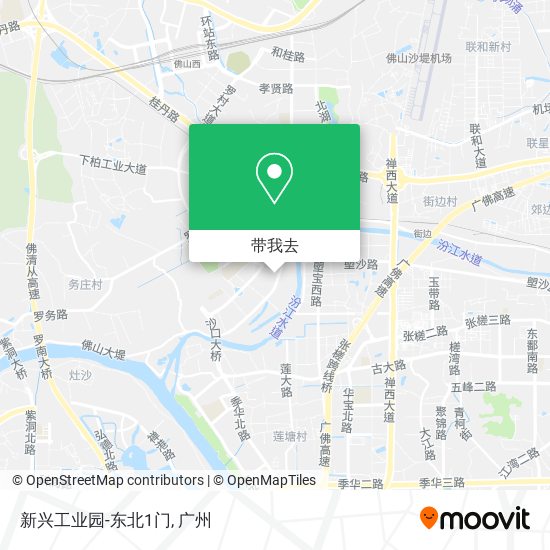 新兴工业园-东北1门地图