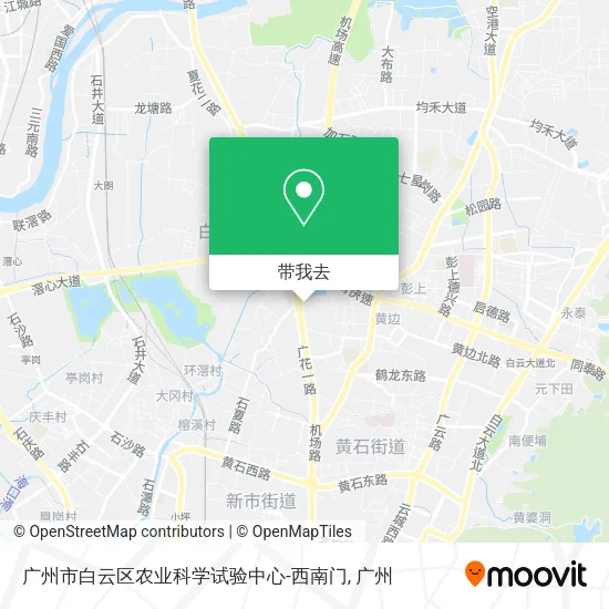广州市白云区农业科学试验中心-西南门地图
