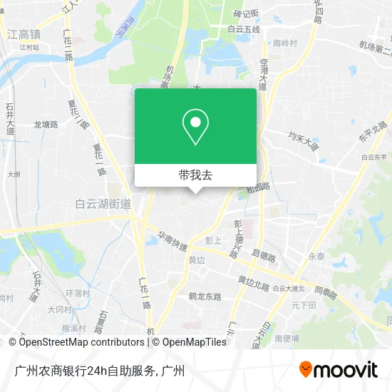 广州农商银行24h自助服务地图