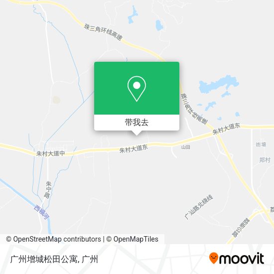广州增城松田公寓地图