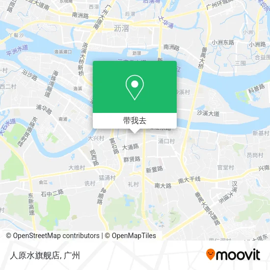 人原水旗舰店地图