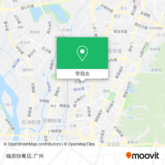 穗原快餐店地图