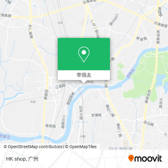 HK shop地图