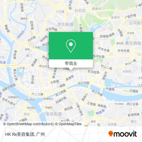 HK Rx美容集团地图
