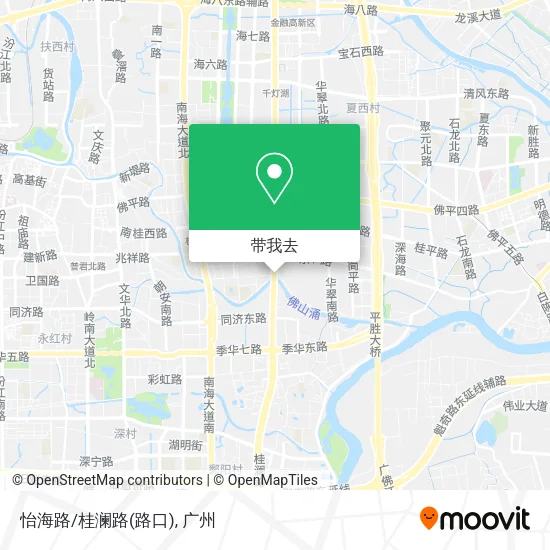 怡海路/桂澜路(路口)地图