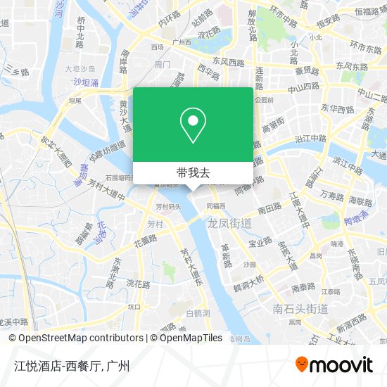 江悦酒店-西餐厅地图