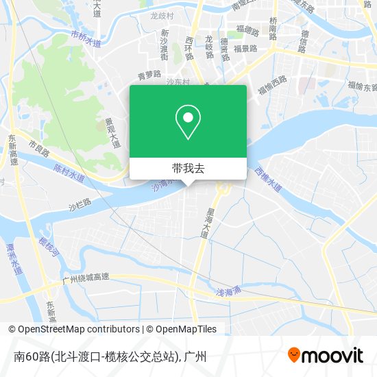南60路(北斗渡口-榄核公交总站)地图