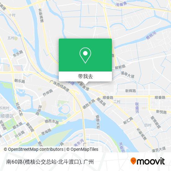 南60路(榄核公交总站-北斗渡口)地图