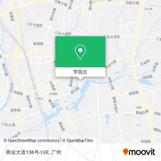 商业大道136号小区地图