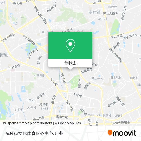 东环街文化体育服务中心地图