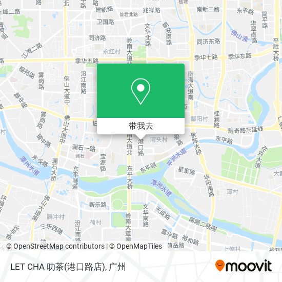 LET CHA 叻茶(港口路店)地图