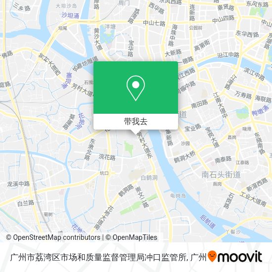 广州市荔湾区市场和质量监督管理局冲口监管所地图