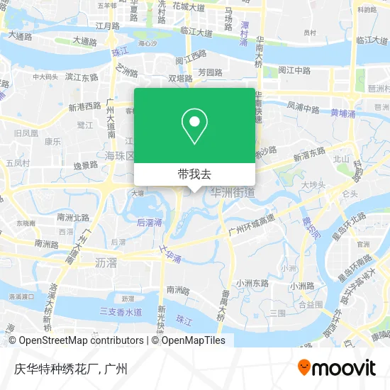 庆华特种绣花厂地图