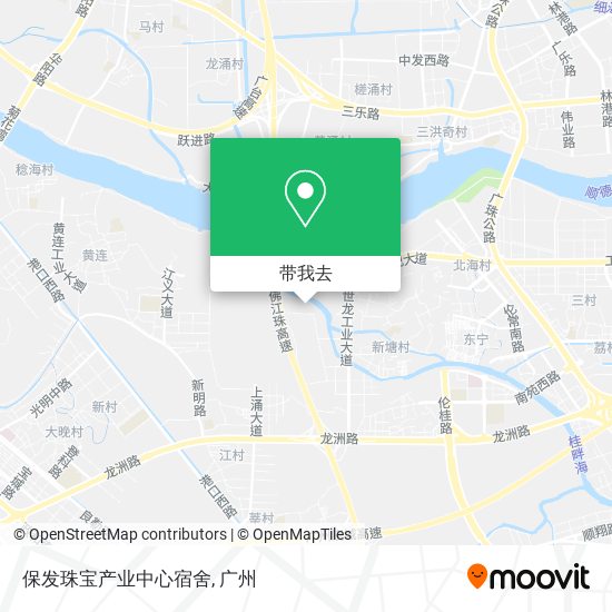 保发珠宝产业中心宿舍地图