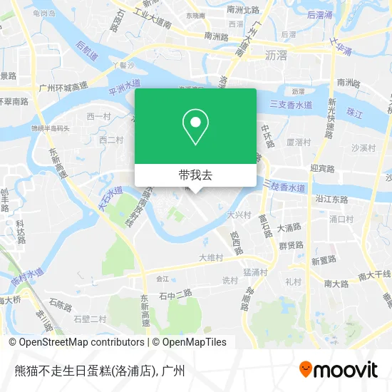 熊猫不走生日蛋糕(洛浦店)地图