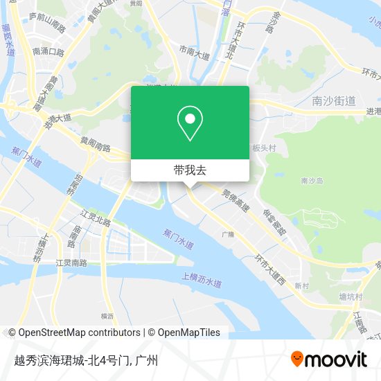 越秀滨海珺城-北4号门地图