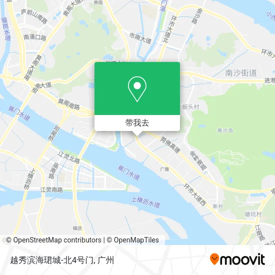 越秀滨海珺城-北4号门地图