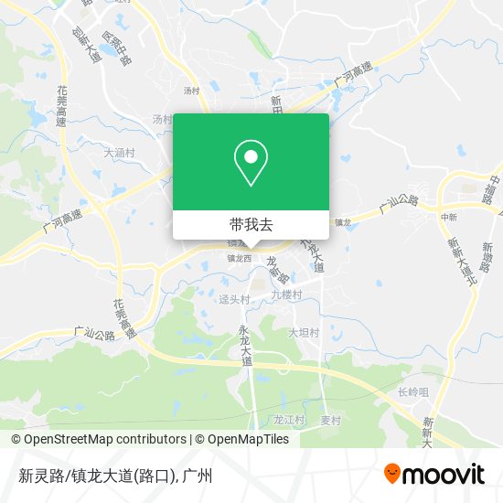 新灵路/镇龙大道(路口)地图
