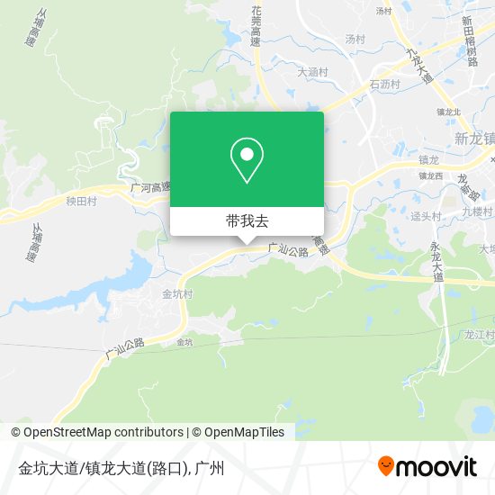 金坑大道/镇龙大道(路口)地图