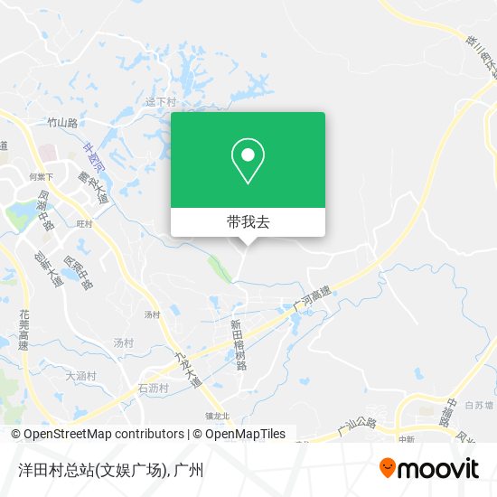 洋田村总站(文娱广场)地图