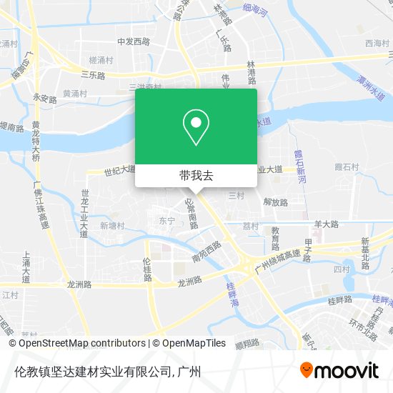 伦教镇坚达建材实业有限公司地图