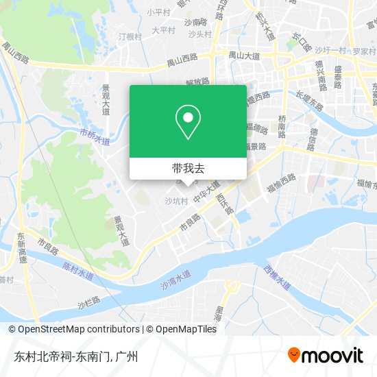 东村北帝祠-东南门地图