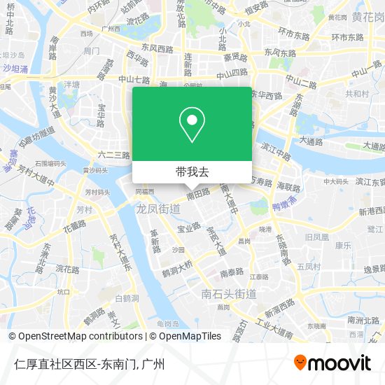 仁厚直社区西区-东南门地图