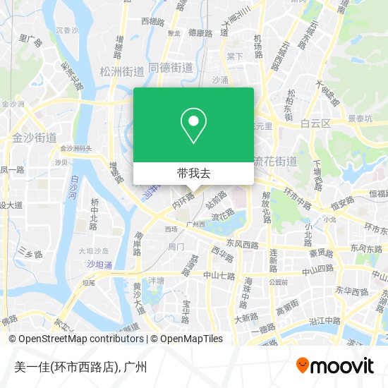 美一佳(环市西路店)地图
