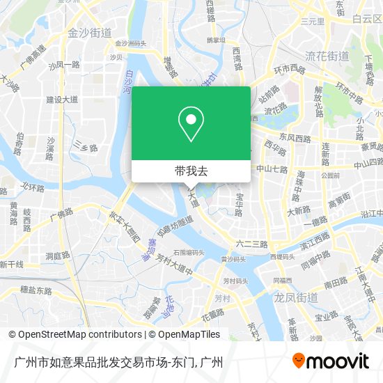 广州市如意果品批发交易市场-东门地图