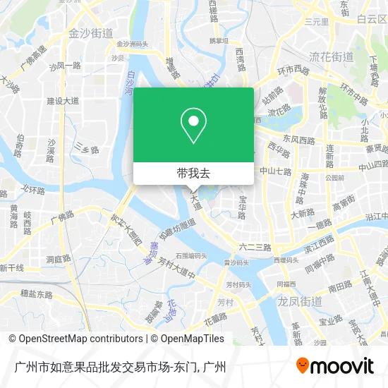 广州市如意果品批发交易市场-东门地图
