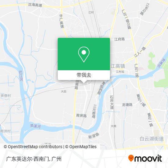 广东英达尔-西南门地图