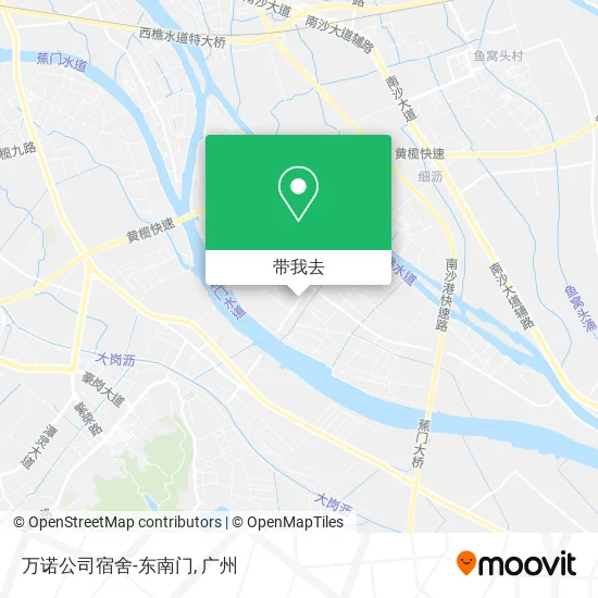 万诺公司宿舍-东南门地图