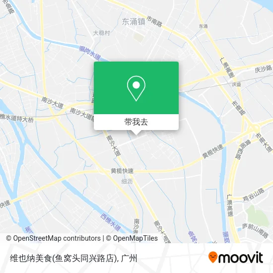 维也纳美食(鱼窝头同兴路店)地图