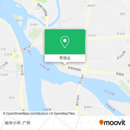 南华小学地图